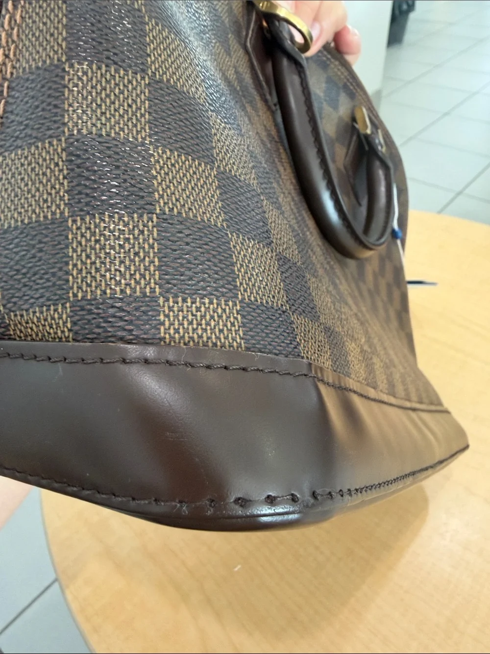 Loius Viottpn Damier Ebene Alma Handbag - Vintage PM